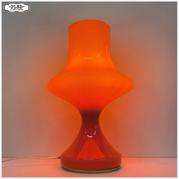 Oranje opaline glazen lamp, Štěpán Tabery, 1970 - Afbeelding 2