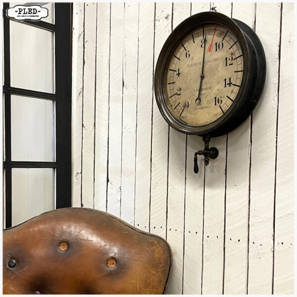 Antieke manometer E. Bourbon, Paris - Afbeelding 11