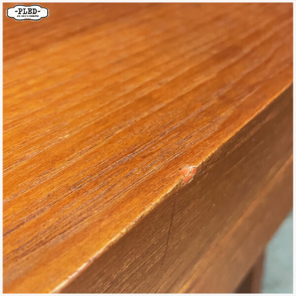 Vintage teak Deens naaikastje, sixties - Afbeelding 13