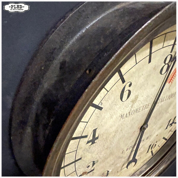 Antieke manometer E. Bourbon, Paris - Afbeelding 6