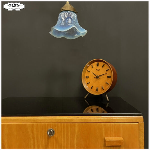 Mid century teak klok van Kienzle - Afbeelding 5