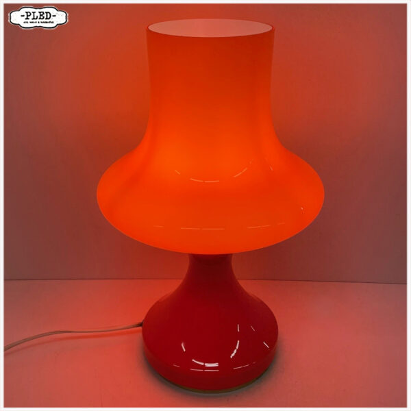Oranje opaline glazen lamp, Štěpán Tabery, 1970 - Afbeelding 4