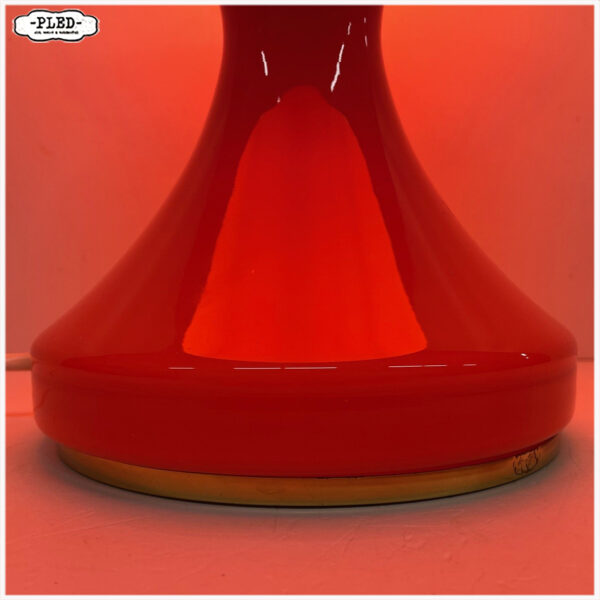 Oranje opaline glazen lamp, Štěpán Tabery, 1970 - Afbeelding 7