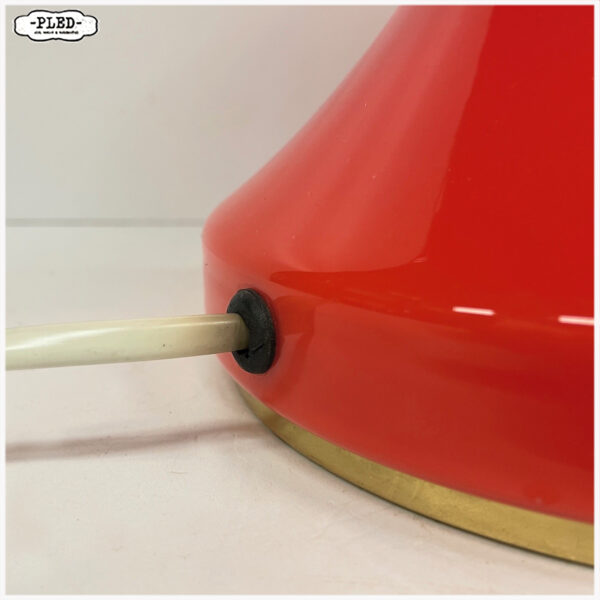 Oranje opaline glazen lamp, Štěpán Tabery, 1970 - Afbeelding 8