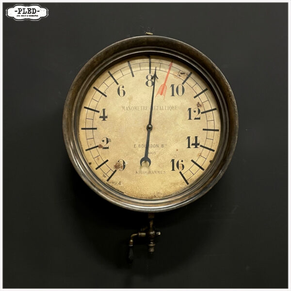 Antieke manometer E. Bourbon, Paris