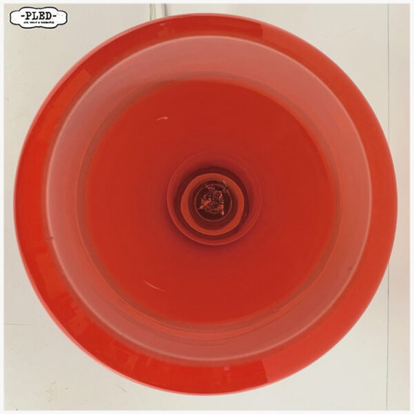 Oranje opaline glazen lamp, Štěpán Tabery, 1970 - Afbeelding 9