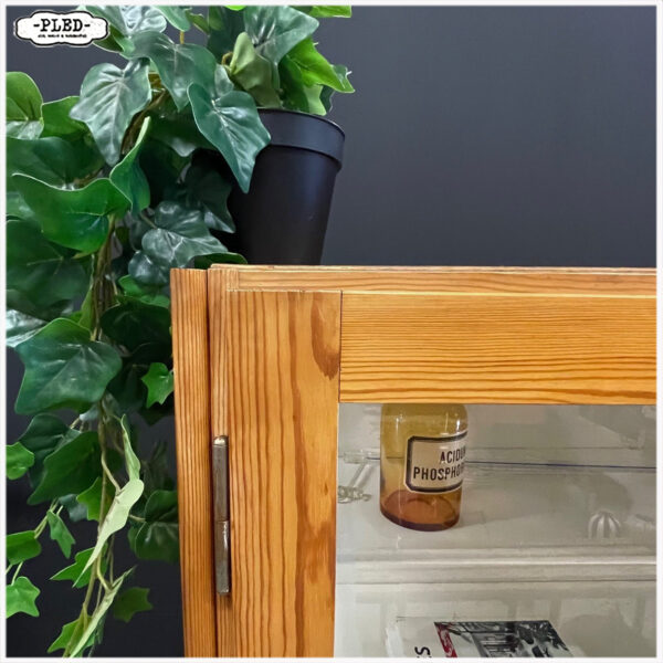 Vintage houten laboratoriumkast, 1960 - Afbeelding 8