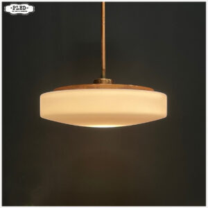 Vintage Space Age opaline pendellamp