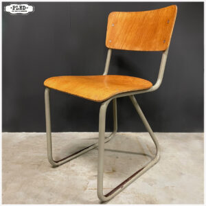 Vintage stoel met sledeframe, jaren vijftig