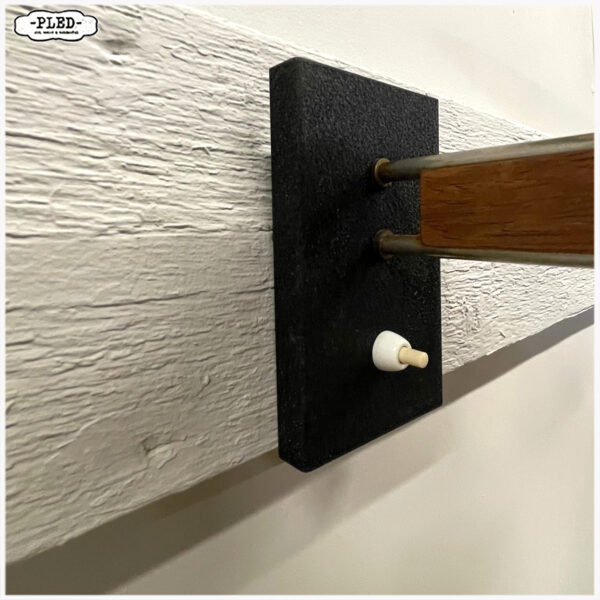 Vintage wandlamp in de stijl van Niek Hiemstra - Afbeelding 10
