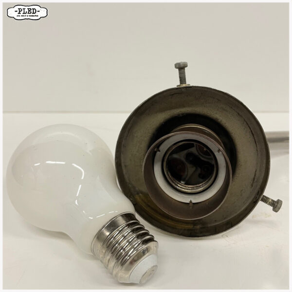 Art Deco bureaulamp met gefacetteerde kap - Afbeelding 11