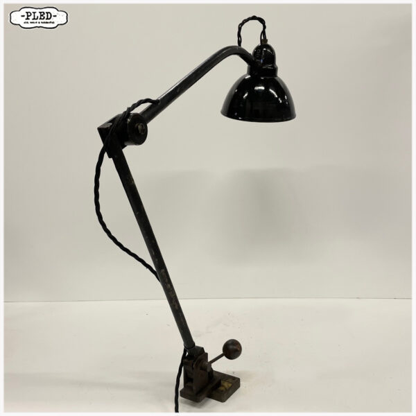 Twee armige industriële lamp, Bauhaus - Afbeelding 6
