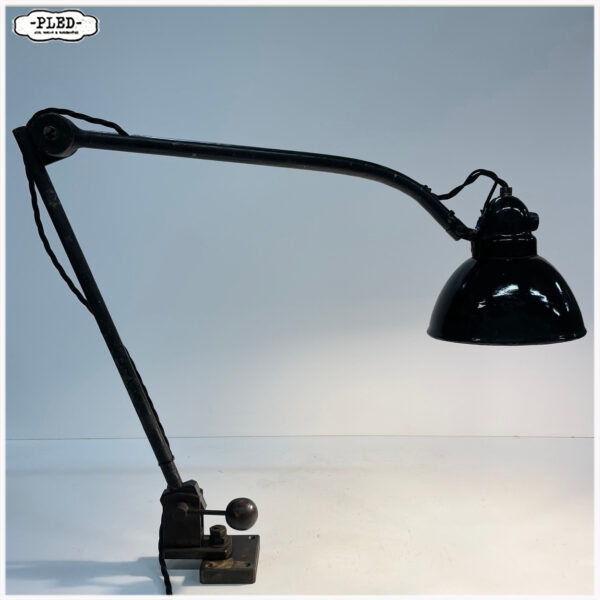 Twee armige industriële lamp, Bauhaus - Afbeelding 7