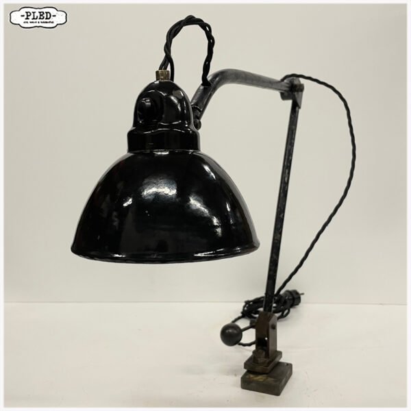 Twee armige industriële lamp, Bauhaus - Afbeelding 10