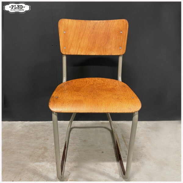Vintage stoel met sledeframe, jaren vijftig - Afbeelding 5
