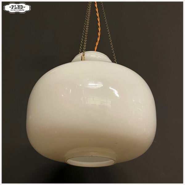 Vintage opaline hanglamp - Afbeelding 6