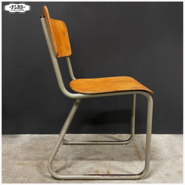 Vintage stoel met sledeframe, jaren vijftig - Afbeelding 6