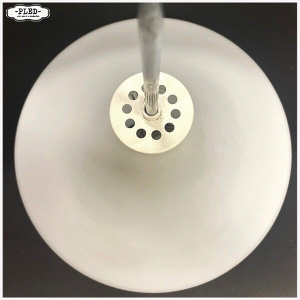 Vintage opaline pendel lamp, space age, Dřevo Humpolec - Afbeelding 12