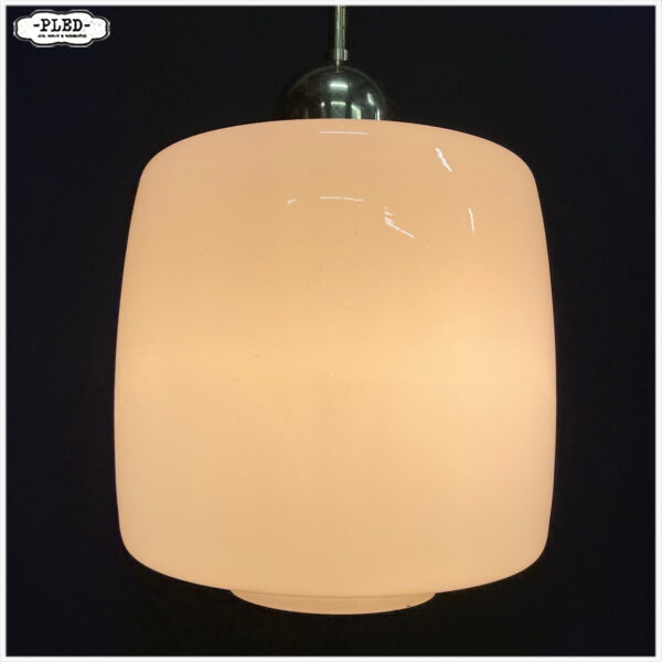 Cilindervormige opaline pendellamp - Afbeelding 7