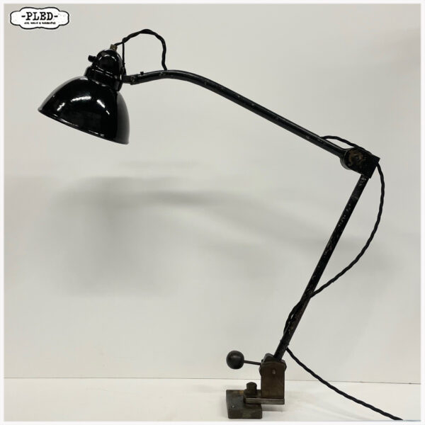 Twee armige industriële lamp, Bauhaus - Afbeelding 3