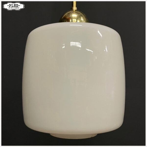 Cilindervormige opaline pendellamp - Afbeelding 8
