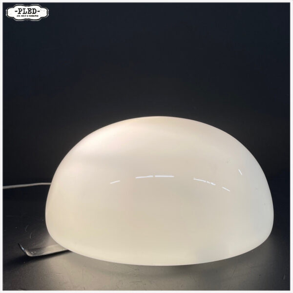 Vintage Gispen plafonniere, opaalglas