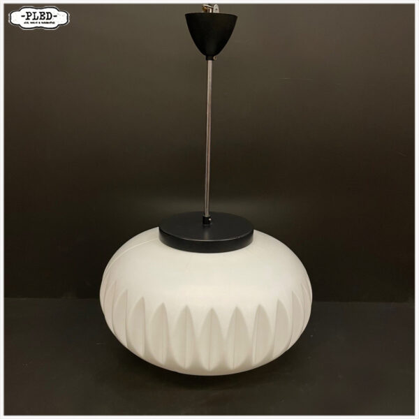 Prachtige vintage opaline lamp, Bohemen, Osvětlovací sklo. - Afbeelding 3