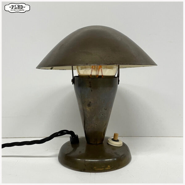 'mushroom' lampje van Josef Hurka, voor Napako, 1940