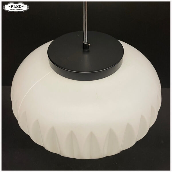Prachtige vintage opaline lamp, Bohemen, Osvětlovací sklo. - Afbeelding 7