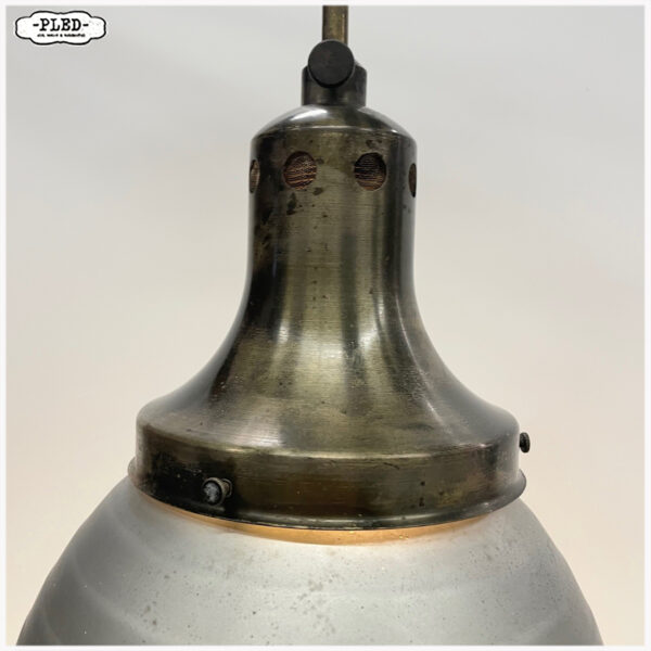 Kwikglazen pendellampen van Adolf Meyer voor Zeiss Ikon, jaren 1930 - Afbeelding 16