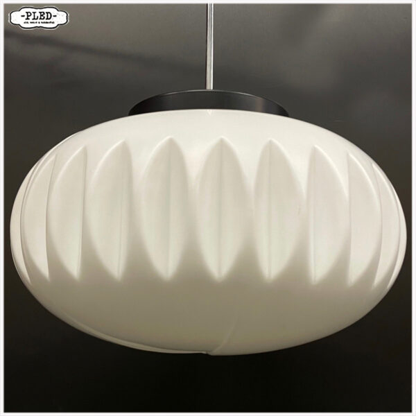 Prachtige vintage opaline lamp, Bohemen, Osvětlovací sklo. - Afbeelding 9