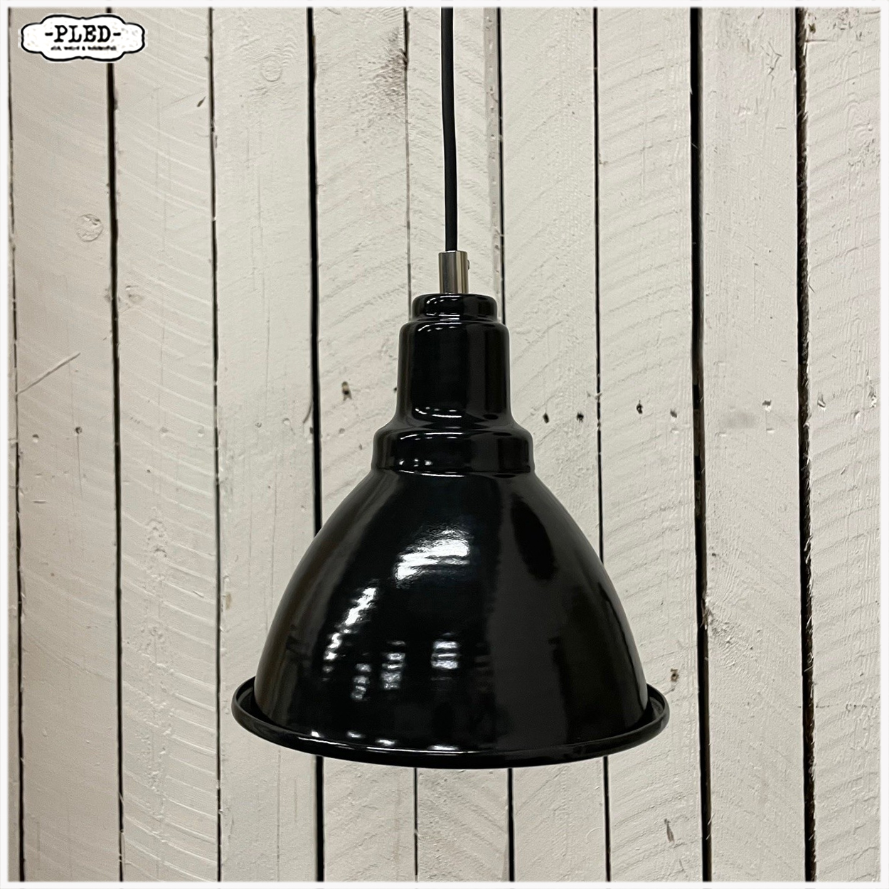 Nieuwe geëmailleerde hanglampjes met snoer, Bauhaus stijl - Afbeelding 11