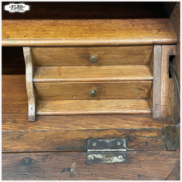 Eikenhouten secretaire, Frankrijk - Afbeelding 14