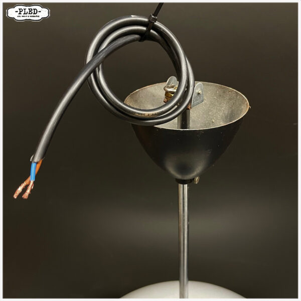 Prachtige vintage opaline lamp, Bohemen, Osvětlovací sklo. - Afbeelding 11