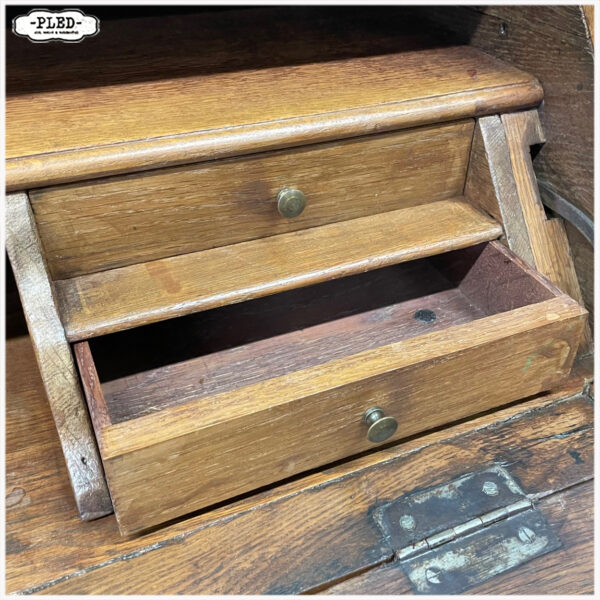 Eikenhouten secretaire, Frankrijk - Afbeelding 16