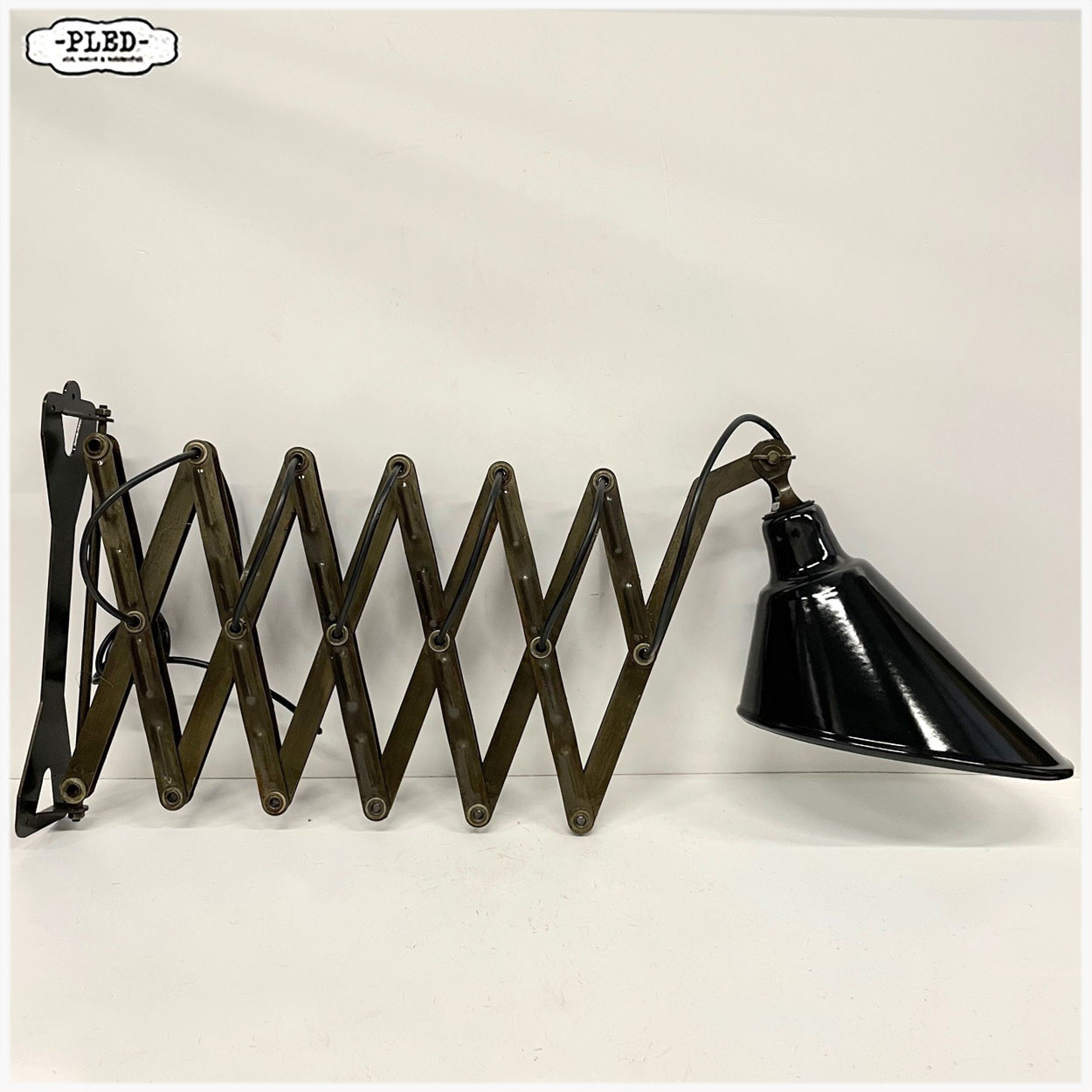 Karakteristieke, grote schaarlamp met een lengte van 2 meter - Afbeelding 3