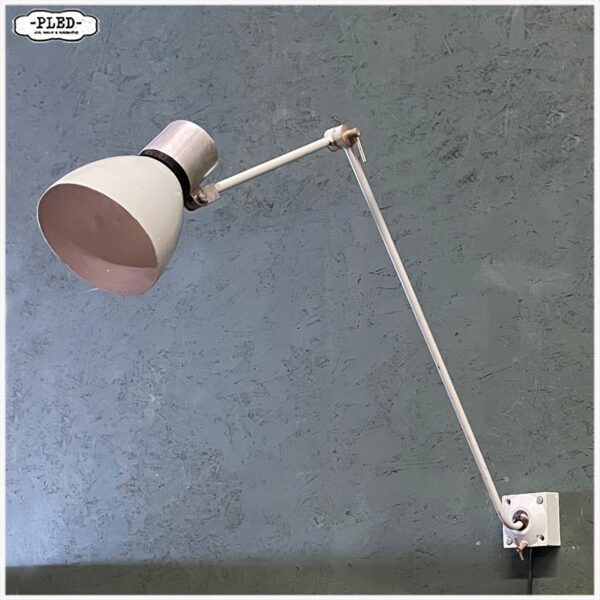 Twee armige industriële wandlamp - Afbeelding 2