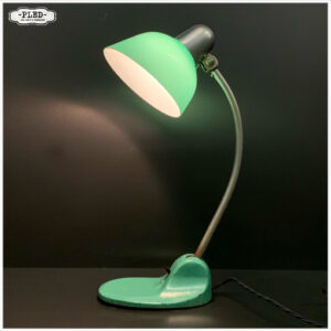 Bureaulamp met glazen kap, door Siemens & Schuckert, circa 1930