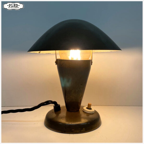 'mushroom' lampje van Josef Hurka, voor Napako, 1940 - Afbeelding 2