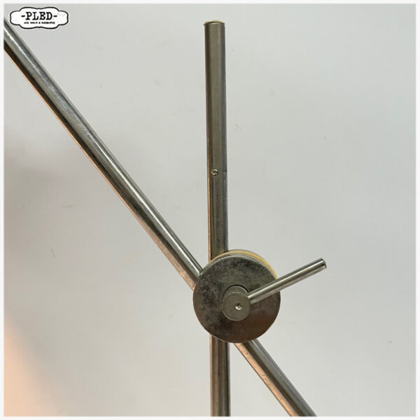 Vintage bureaulamp / tafellamp, zwart bakeliet en chroom - Afbeelding 7