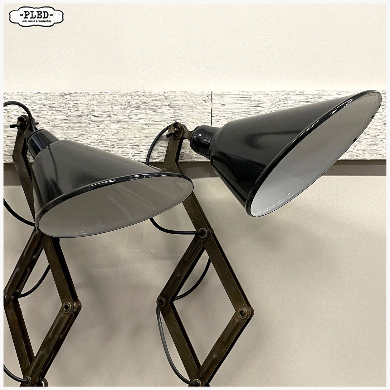 Karakteristieke, grote schaarlamp met een lengte van 2 meter - Afbeelding 8