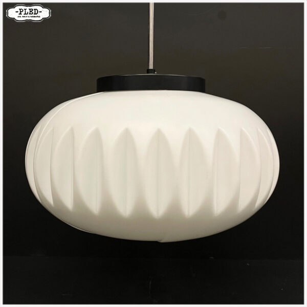 Prachtige vintage opaline lamp, Bohemen, Osvětlovací sklo. - Afbeelding 5