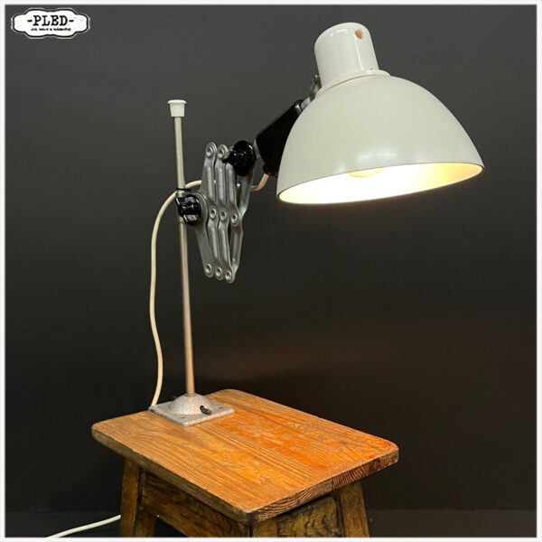 Vintage bakelieten REIF schaarlamp, DDR, met tafelklem - Afbeelding 4