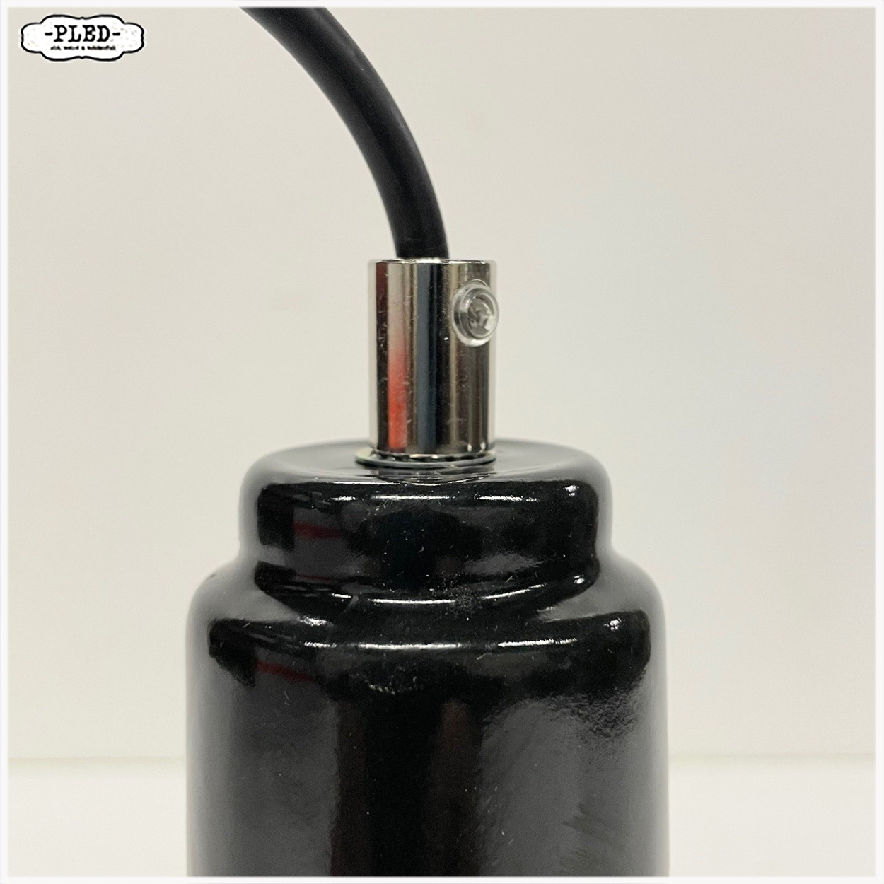 Nieuwe geëmailleerde hanglampjes met snoer, Bauhaus stijl - Afbeelding 4