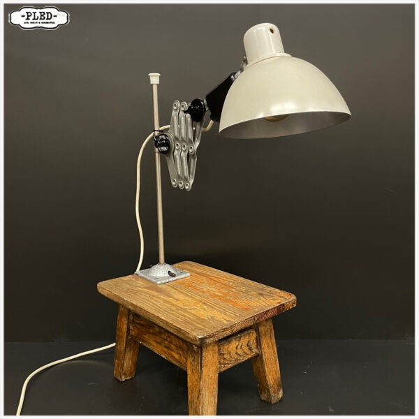 Vintage bakelieten REIF schaarlamp, DDR, met tafelklem - Afbeelding 3