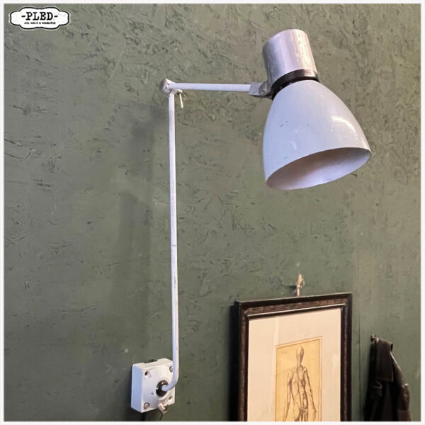 Twee armige industriële wandlamp - Afbeelding 4