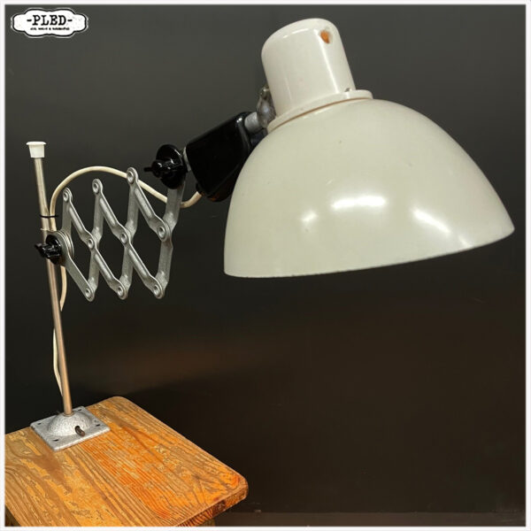 Vintage bakelieten REIF schaarlamp, DDR, met tafelklem - Afbeelding 5