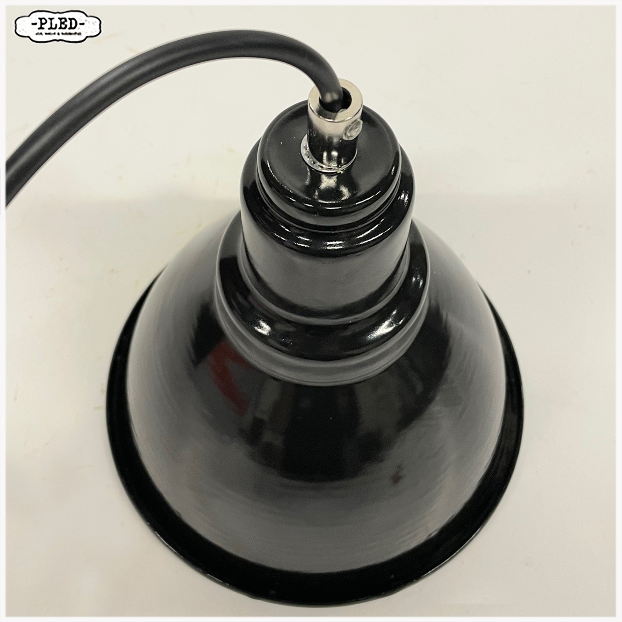 Nieuwe geëmailleerde hanglampjes met snoer, Bauhaus stijl - Afbeelding 7