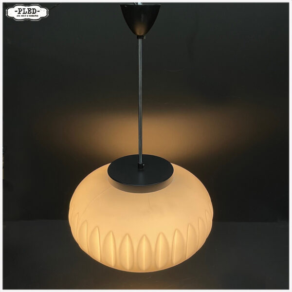 Prachtige vintage opaline lamp, Bohemen, Osvětlovací sklo. - Afbeelding 13