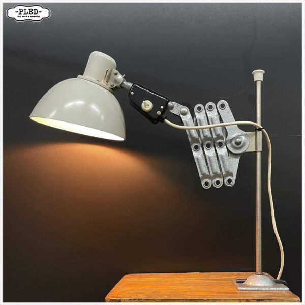 Vintage bakelieten REIF schaarlamp, DDR, met tafelklem - Afbeelding 9